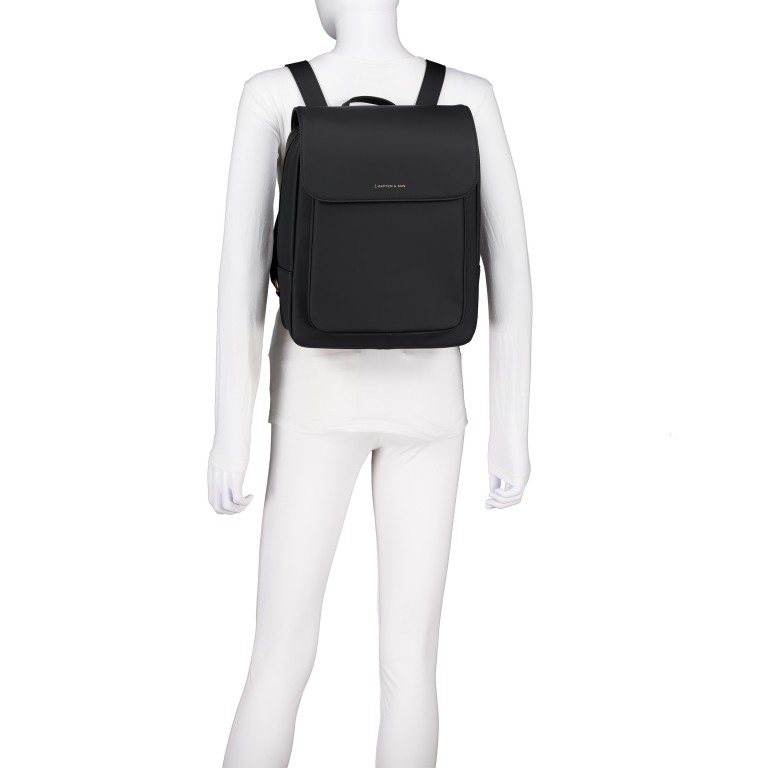 Rucksack Tromso 2.0 All Black, Farbe: schwarz, Marke: Kapten & Son, EAN: 4251145255510, Abmessungen in cm: 29x36x12, Bild 5 von 12