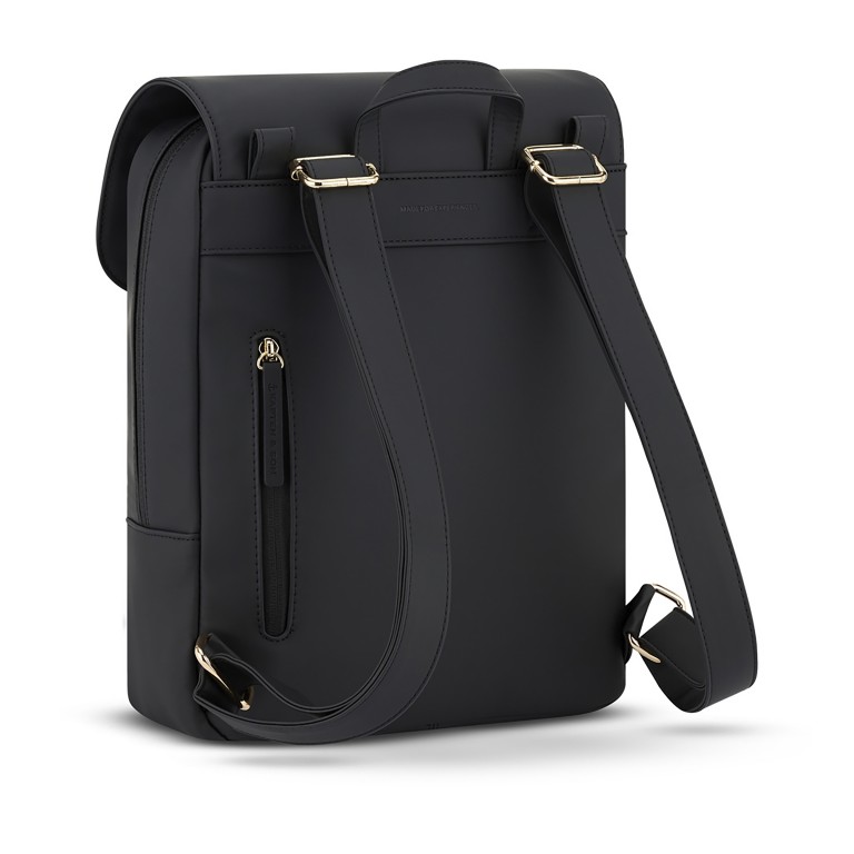 Rucksack Tromso 2.0 All Black, Farbe: schwarz, Marke: Kapten & Son, EAN: 4251145255510, Abmessungen in cm: 29x36x12, Bild 4 von 12
