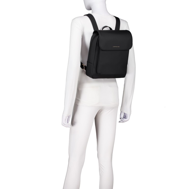 Rucksack Tromso Small 2.0 All Black, Farbe: schwarz, Marke: Kapten & Son, EAN: 4251145255534, Abmessungen in cm: 26x31x9.5, Bild 6 von 13