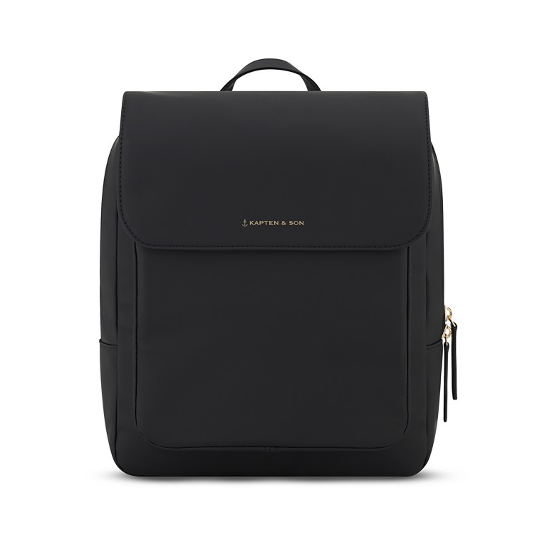Rucksack Tromso Small 2.0 All Black, Farbe: schwarz, Marke: Kapten & Son, EAN: 4251145255534, Abmessungen in cm: 26x31x9.5, Bild 1 von 13