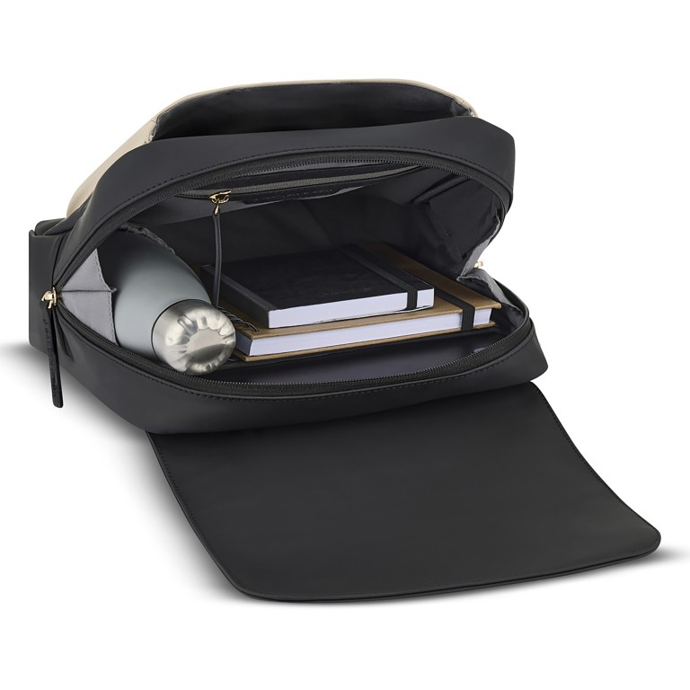 Rucksack Tromso Small 2.0 Cream Black, Farbe: beige, Marke: Kapten & Son, EAN: 4251145255541, Abmessungen in cm: 26x31x9.5, Bild 8 von 13