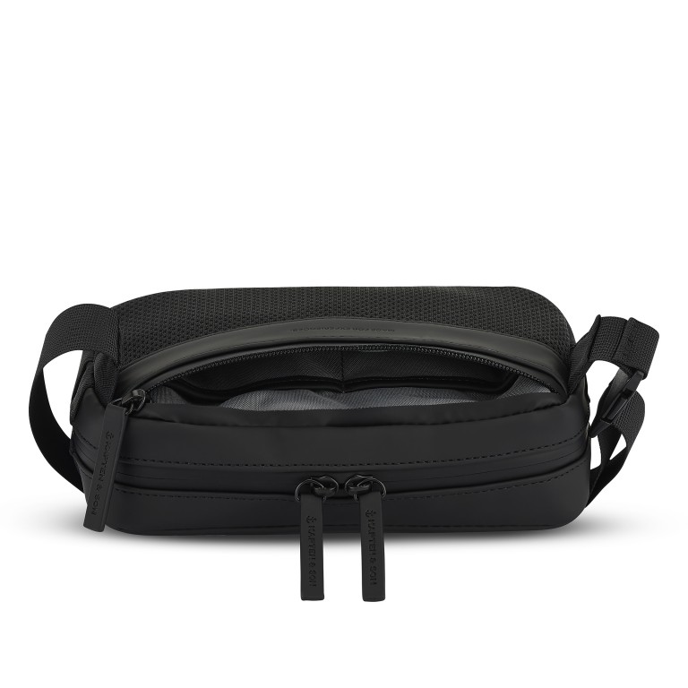 Gürteltasche Bergen Pro Crossbody All Black, Farbe: schwarz, Marke: Kapten & Son, EAN: 4251145254995, Abmessungen in cm: 23x15x6, Bild 8 von 12