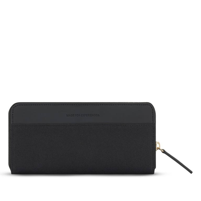 Geldbörse Bergen Pro Wallet Large All Black, Farbe: schwarz, Marke: Kapten & Son, EAN: 4251145256104, Abmessungen in cm: 20x10x3, Bild 2 von 3