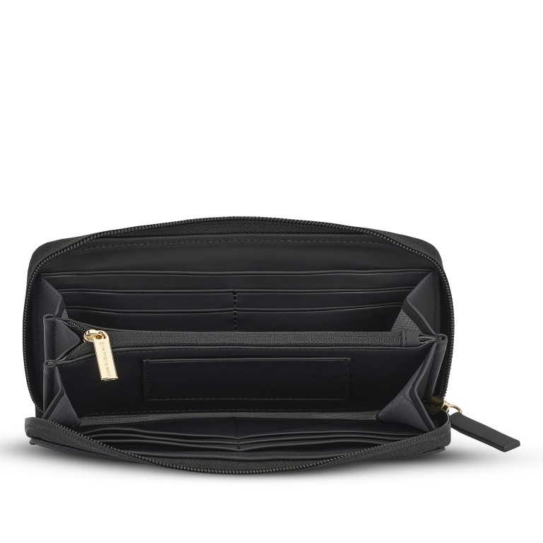 Geldbörse Bergen Pro Wallet Large All Black, Farbe: schwarz, Marke: Kapten & Son, EAN: 4251145256104, Abmessungen in cm: 20x10x3, Bild 3 von 3