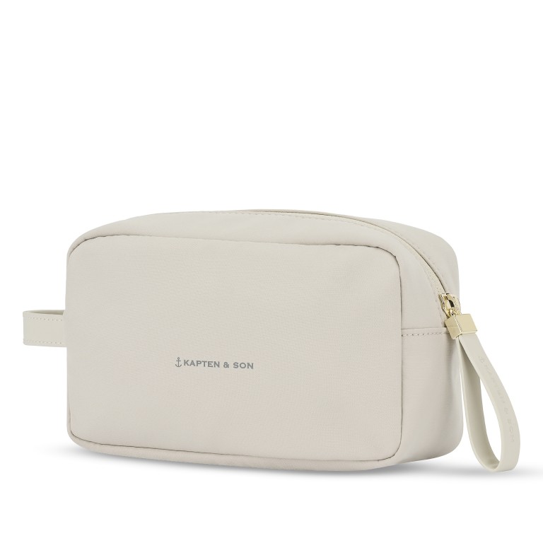 Kosmetik- / Utensilientasche Trosa Sandstone, Farbe: beige, Marke: Kapten & Son, EAN: 4251145256401, Abmessungen in cm: 17.5x10.5x7, Bild 1 von 2