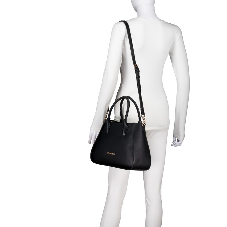 Handtasche Eris Relove Recycle Nero, Farbe: schwarz, Marke: Valentino Bags, EAN: 8054942989598, Abmessungen in cm: 34.5x24x12, Bild 5 von 7