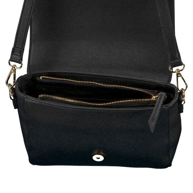 Umhängetasche Foxy Relove Recycle Nero, Farbe: schwarz, Marke: Valentino Bags, EAN: 8054942819956, Abmessungen in cm: 24x17x9, Bild 6 von 6