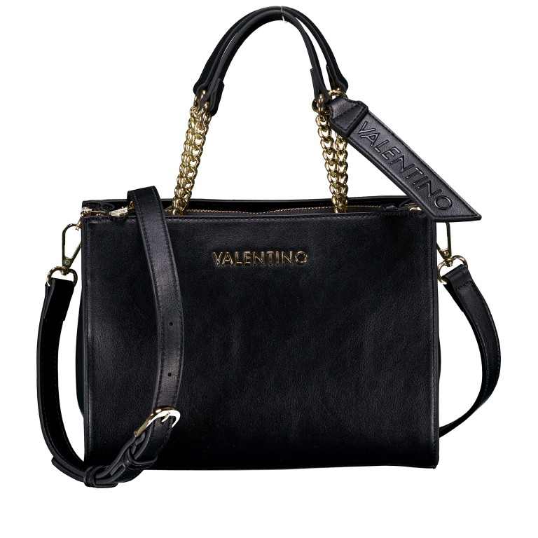 Handtasche Hira Nero, Farbe: schwarz, Marke: Valentino Bags, EAN: 8051941001399, Abmessungen in cm: 25x19x10.5, Bild 1 von 7