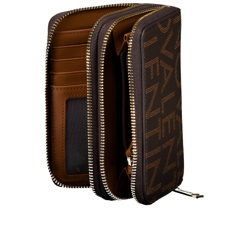 Geldbörse Regina Relove Recycle Moro Naturale, Farbe: braun, Marke: Valentino Bags, EAN: 8054942910356, Abmessungen in cm: 15x9.5x4, Bild 5 von 5