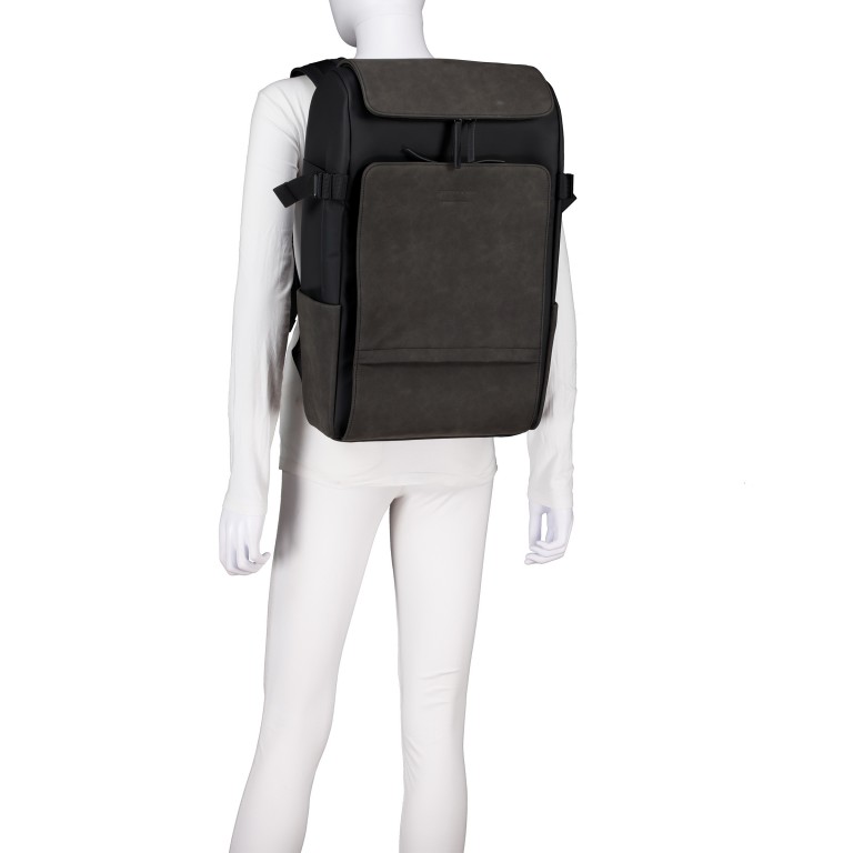 Rucksack Bali All Black, Farbe: schwarz, Marke: Kapten & Son, EAN: 4251145208370, Abmessungen in cm: 29.5x50x16, Bild 6 von 10