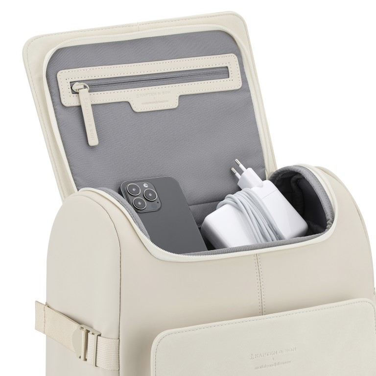 Rucksack Bali Sandstone, Farbe: beige, Marke: Kapten & Son, EAN: 4251145208073, Abmessungen in cm: 29.5x50x16, Bild 8 von 10
