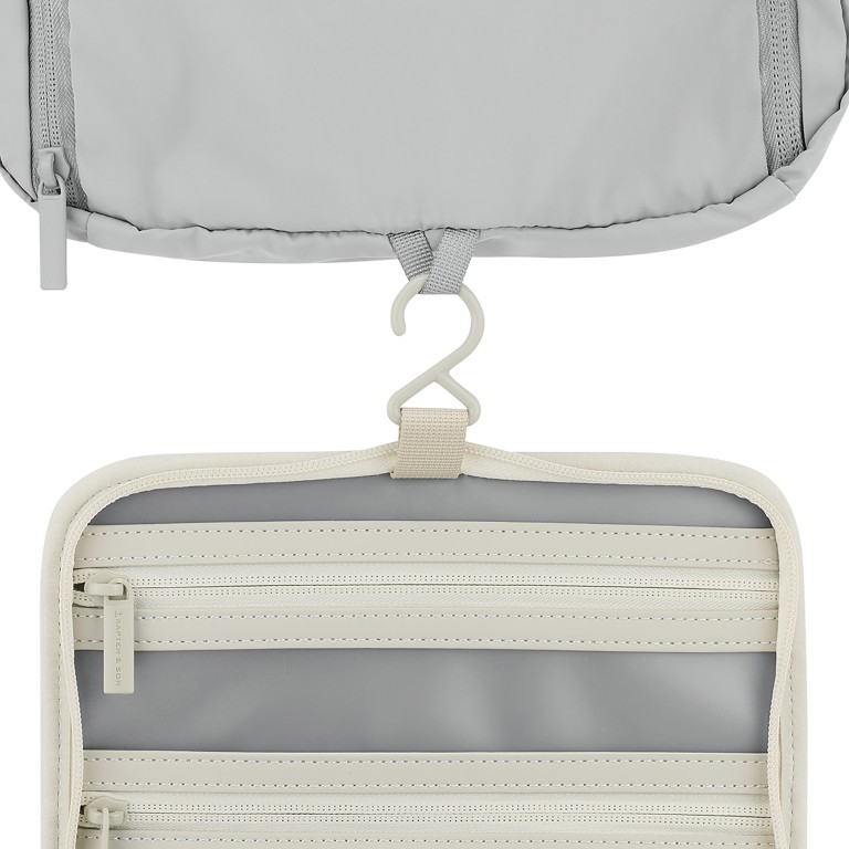 Kulturbeutel Bali Washbag zum Aufhängen Sandstone, Farbe: beige, Marke: Kapten & Son, EAN: 4251145244910, Abmessungen in cm: 23x17x11.5, Bild 7 von 7