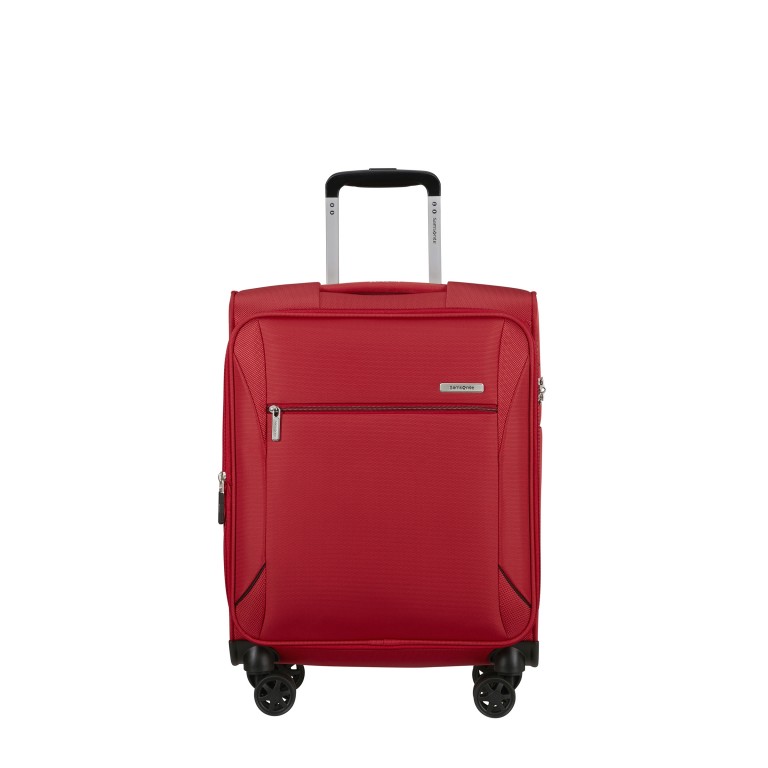 Koffer Base-Breeze Spinner 55 expandable Red, Farbe: rot/weinrot, Marke: Samsonite, EAN: 5400520322852, Abmessungen in cm: 40x55x23, Bild 1 von 16