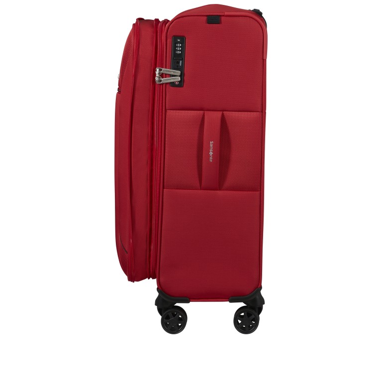 Koffer Base-Breeze Spinner 67 expandable Red, Farbe: rot/weinrot, Marke: Samsonite, EAN: 5400520322890, Abmessungen in cm: 43x67x27, Bild 4 von 15