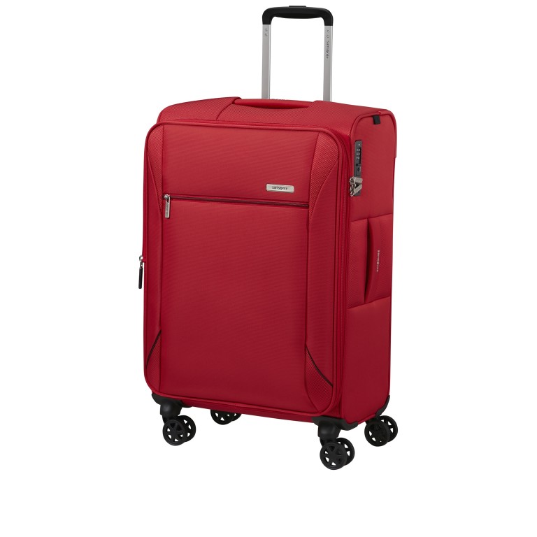Koffer Base-Breeze Spinner 67 expandable Red, Farbe: rot/weinrot, Marke: Samsonite, EAN: 5400520322890, Abmessungen in cm: 43x67x27, Bild 2 von 15
