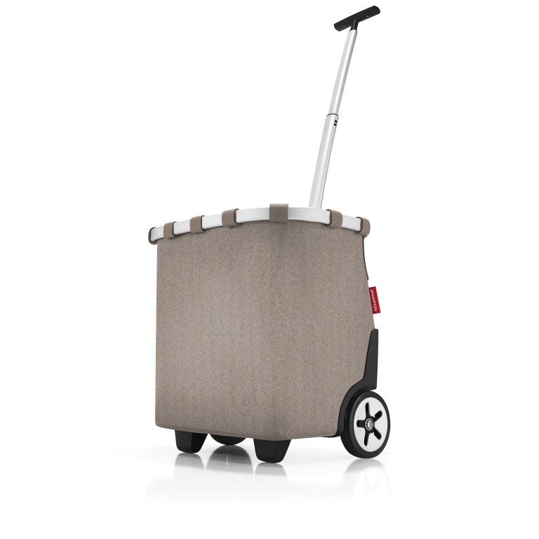 Einkaufsroller Carrycruiser HELLBRAUN/Herringbone Mokka, Farbe: braun, Marke: Reisenthel, EAN: 4012013744525, Abmessungen in cm: 42x47.5x32, Bild 1 von 7