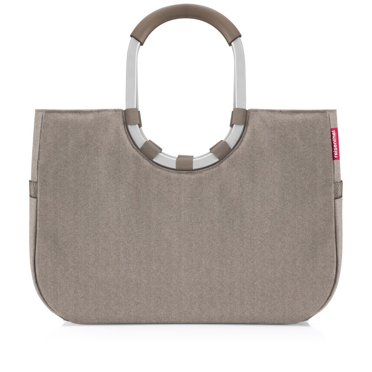 Tasche Loopshopper L HELLBRAUN/Herringbone Mokka, Farbe: braun, Marke: Reisenthel, EAN: 4012013743771, Abmessungen in cm: 46x34.5x25, Bild 1 von 5