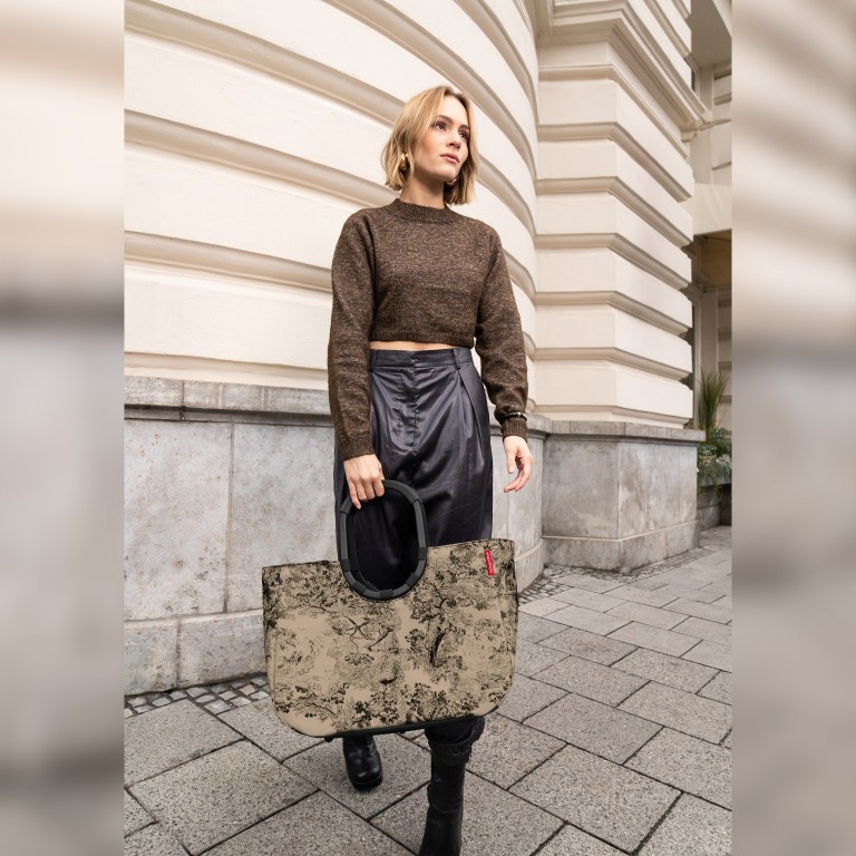 Tasche Loopshopper L Jaquard Brown, Farbe: braun, Marke: Reisenthel, EAN: 4012013743788, Abmessungen in cm: 46x34.5x25, Bild 3 von 5