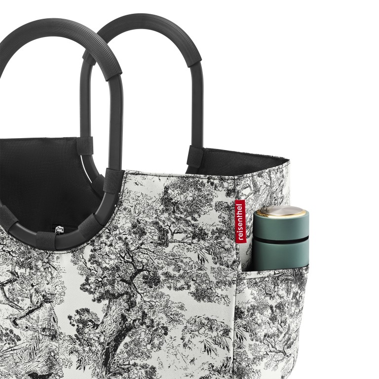 Tasche Loopshopper L Jaquard Grey, Farbe: grau, Marke: Reisenthel, EAN: 4012013744532, Abmessungen in cm: 46x34.5x25, Bild 3 von 4