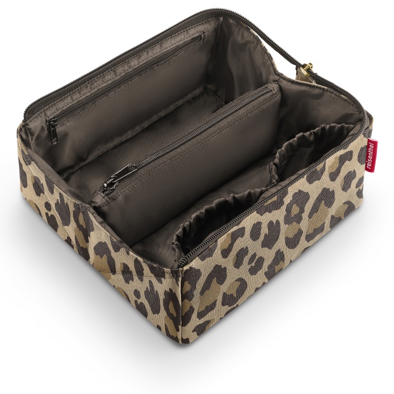 Kulturbeutel Foldcase Leo Macchiato, Farbe: braun, Marke: Reisenthel, EAN: 4012013744396, Abmessungen in cm: 23x11x11, Bild 3 von 3