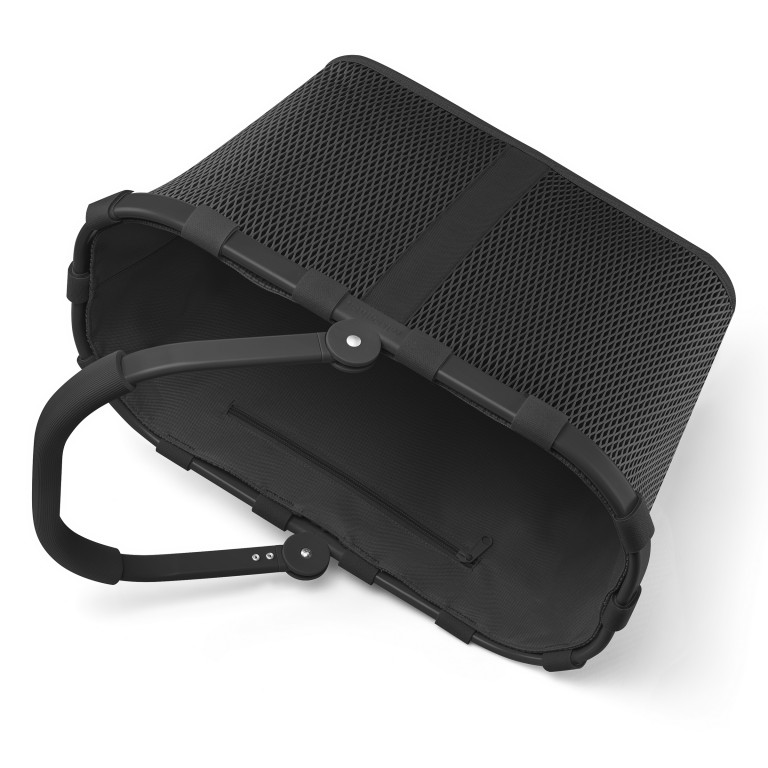 Einkaufskorb Carrybag Mesh Black, Farbe: schwarz, Marke: Reisenthel, EAN: 4012013744129, Abmessungen in cm: 48x29x28, Bild 4 von 6