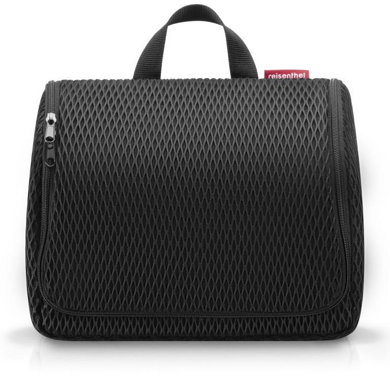 Kulturbeutel Toiletbag XL zum Aufhängen Mesh Black, Farbe: schwarz, Marke: Reisenthel, EAN: 4012013743962, Abmessungen in cm: 28x25x10, Bild 2 von 4