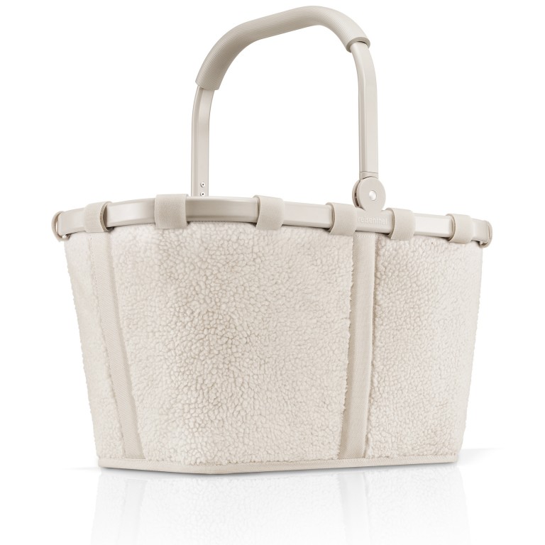 Einkaufskorb Carrybag Teddy Sand, Farbe: beige, Marke: Reisenthel, EAN: 4012013744075, Abmessungen in cm: 48x29x28, Bild 1 von 6