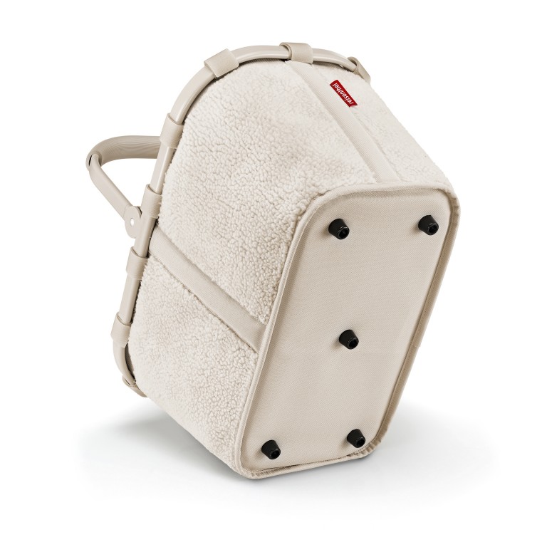 Einkaufskorb Carrybag Teddy Sand, Farbe: beige, Marke: Reisenthel, EAN: 4012013744075, Abmessungen in cm: 48x29x28, Bild 5 von 6