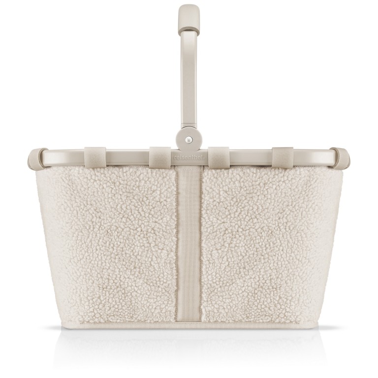 Einkaufskorb Carrybag Teddy Sand, Farbe: beige, Marke: Reisenthel, EAN: 4012013744075, Abmessungen in cm: 48x29x28, Bild 2 von 6