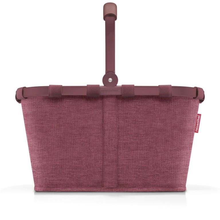 Einkaufskorb Carrybag Frame WEINROT/Twist Maroon, Farbe: rot/weinrot, Marke: Reisenthel, EAN: 4012013744082, Abmessungen in cm: 48x29x28, Bild 2 von 6