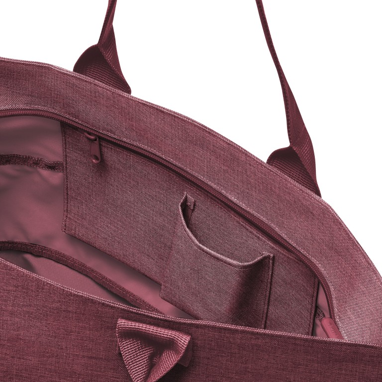 Shopper E1 erweiterbar WEINROT/Twist Maroon, Farbe: rot/weinrot, Marke: Reisenthel, EAN: 4012013743818, Abmessungen in cm: 50x26.5x15.5, Bild 3 von 3