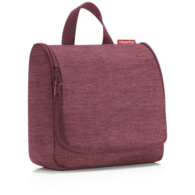 Kulturbeutel Toiletbag XL zum Aufhängen WEINROT/Twist Maroon, Farbe: rot/weinrot, Marke: Reisenthel, EAN: 4012013743948, Abmessungen in cm: 28x23x10, Bild 1 von 4
