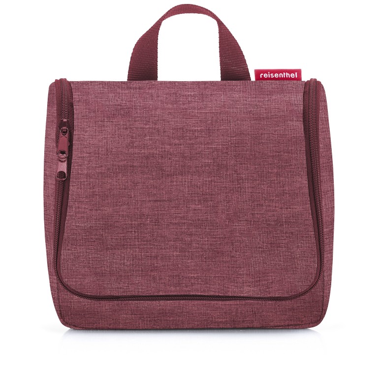Kulturbeutel Toiletbag XL zum Aufhängen WEINROT/Twist Maroon, Farbe: rot/weinrot, Marke: Reisenthel, EAN: 4012013743948, Abmessungen in cm: 28x23x10, Bild 2 von 4