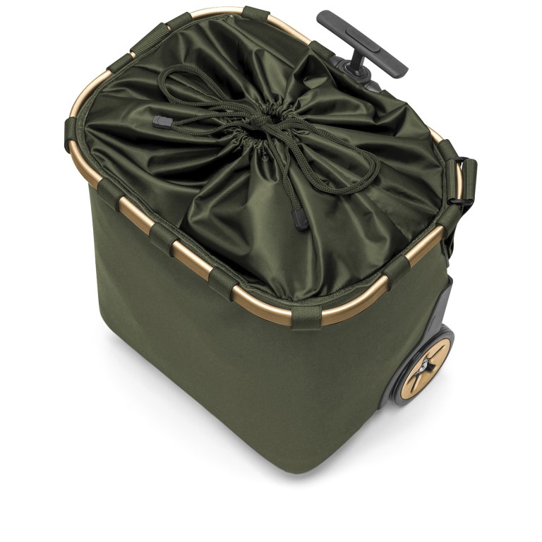Einkaufsroller Carrycruiser Frame Gold Forest, Farbe: grün/oliv, Marke: Reisenthel, EAN: 4012013744990, Abmessungen in cm: 42x47.5x32, Bild 6 von 6