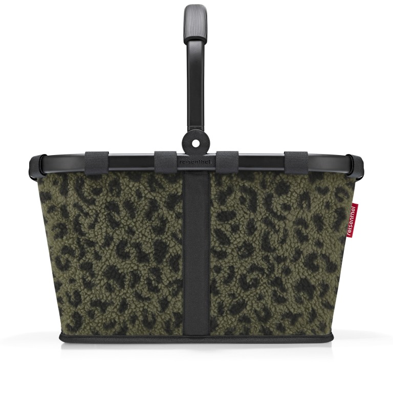 Einkaufskorb Carrybag Teddy Leo Olive, Farbe: grün/oliv, Marke: Reisenthel, EAN: 4012013745423, Abmessungen in cm: 48x29x28, Bild 2 von 7