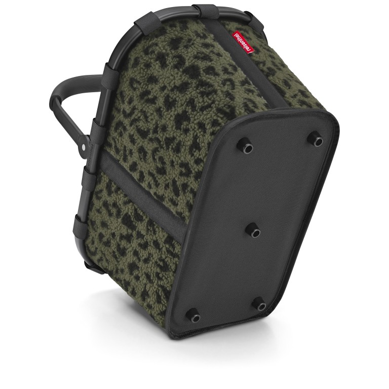Einkaufskorb Carrybag Teddy Leo Olive, Farbe: grün/oliv, Marke: Reisenthel, EAN: 4012013745423, Abmessungen in cm: 48x29x28, Bild 3 von 7