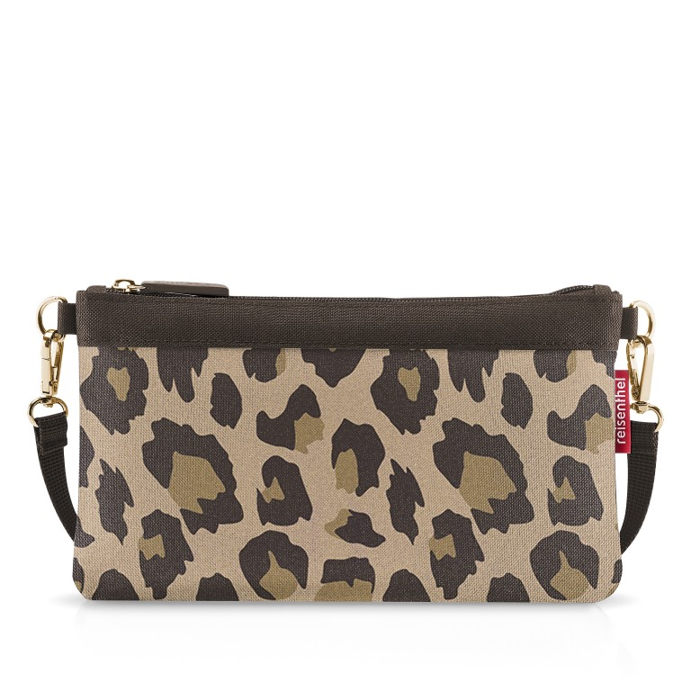 Umhängetasche Mini Pouch Leo Macchiato, Farbe: braun, Marke: Reisenthel, EAN: 4012013745515, Abmessungen in cm: 26x15x1, Bild 1 von 4