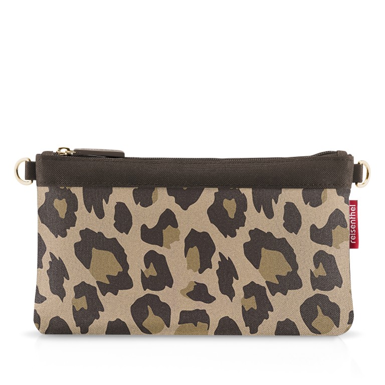 Umhängetasche Mini Pouch Leo Macchiato, Farbe: braun, Marke: Reisenthel, EAN: 4012013745515, Abmessungen in cm: 26x15x1, Bild 2 von 4