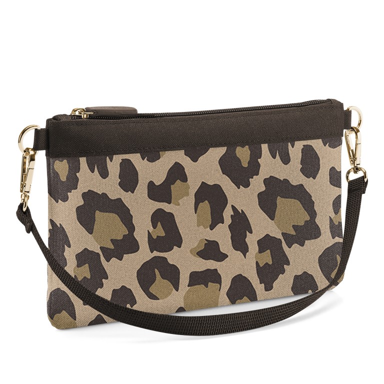 Umhängetasche Mini Pouch Leo Macchiato, Farbe: braun, Marke: Reisenthel, EAN: 4012013745515, Abmessungen in cm: 26x15x1, Bild 3 von 4