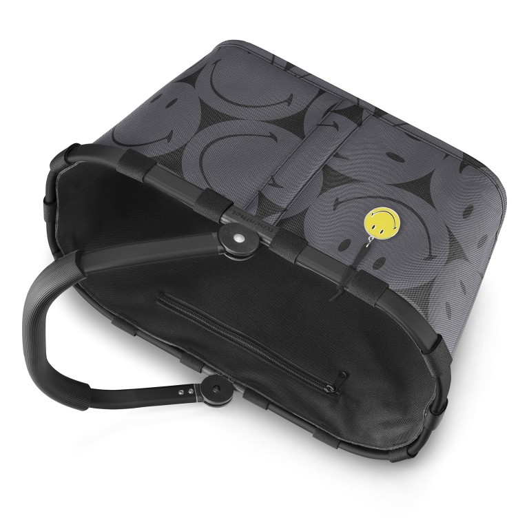 Einkaufskorb Carrybag Smiley Grey, Farbe: grau, Marke: Reisenthel, EAN: 4012013745430, Abmessungen in cm: 48x29x28, Bild 3 von 5