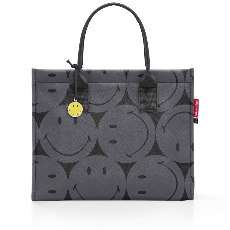 Tasche Daily Shopper Smiley Grey, Farbe: grau, Marke: Reisenthel, EAN: 4012013745478, Abmessungen in cm: 42x35x17, Bild 1 von 3