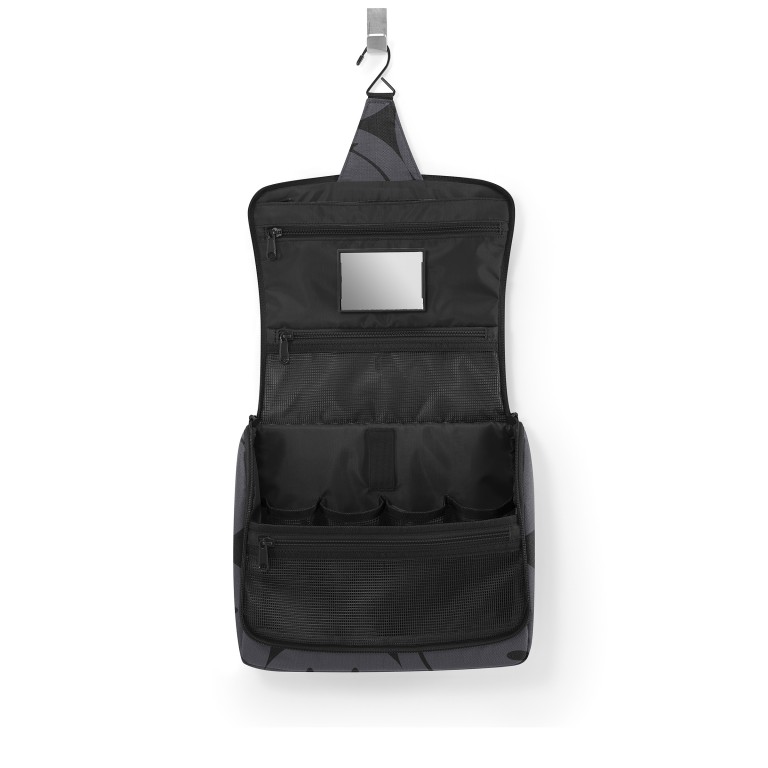 Kulturbeutel Toiletbag XL Smiley Grey, Farbe: grau, Marke: Reisenthel, EAN: 4012013745621, Abmessungen in cm: 28x23x10, Bild 3 von 3