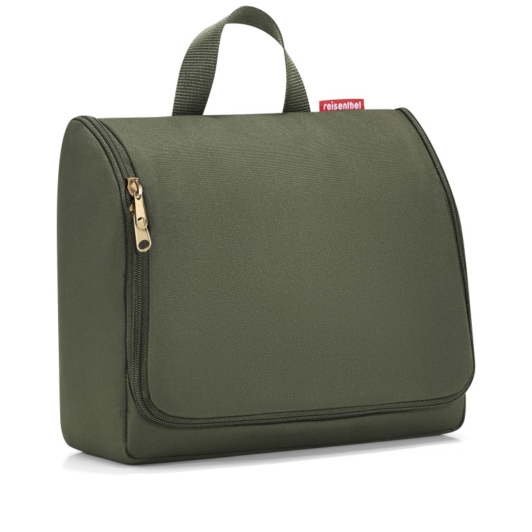 Kulturbeutel Toiletbag XL zum Aufhängen Forest Gold, Farbe: grün/oliv, Marke: Reisenthel, EAN: 4012013745058, Abmessungen in cm: 28x25x10, Bild 1 von 5
