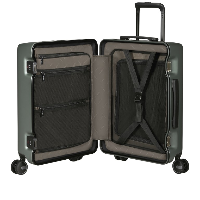 Koffer Focus Spinner 55 Matt Sage Khaki, Farbe: grün/oliv, Marke: Samsonite, EAN: 5400520319098, Abmessungen in cm: 40x55x23, Bild 8 von 10