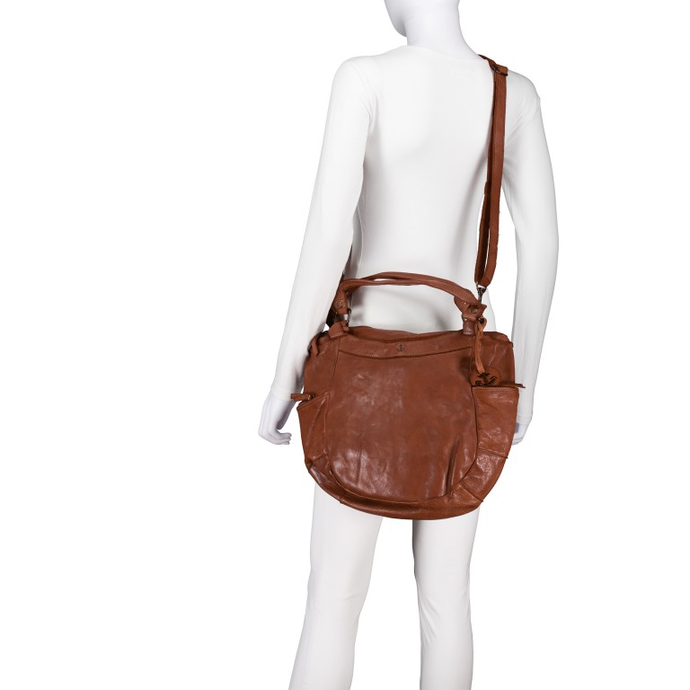 Handtasche Anchor-Love Selina AL-13614 Charming Cognac, Farbe: cognac, Marke: Harbour 2nd, EAN: 4046478089471, Abmessungen in cm: 26.5x28x13, Bild 7 von 8