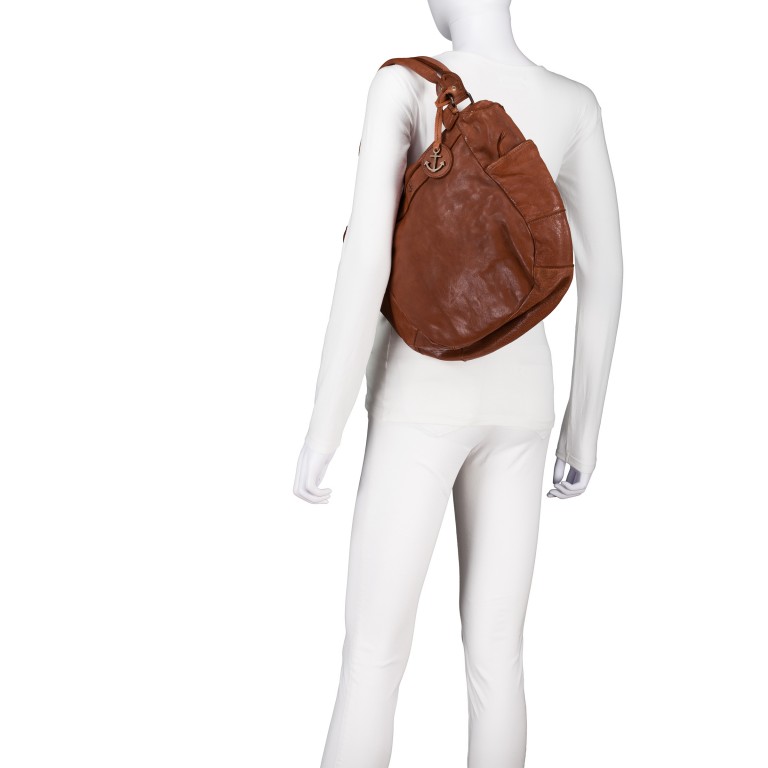 Handtasche Anchor-Love Selina AL-13614 Charming Cognac, Farbe: cognac, Marke: Harbour 2nd, EAN: 4046478089471, Abmessungen in cm: 26.5x28x13, Bild 5 von 8
