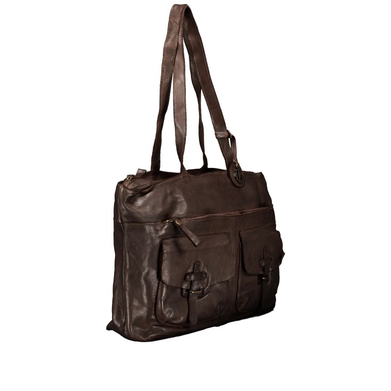 Tasche Urban-Poets Jordan UP-13070 Chocolate Brown, Farbe: braun, Marke: Harbour 2nd, EAN: 4046478089624, Abmessungen in cm: 44.5x32x11.5, Bild 2 von 5