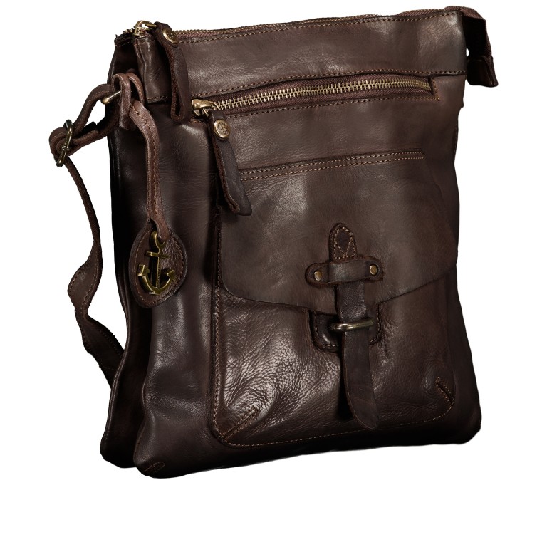 Umhängetasche Urban-Poets Casey UP-13117 Chocolate Brown, Farbe: braun, Marke: Harbour 2nd, EAN: 4046478089662, Abmessungen in cm: 26.5x28.5x2, Bild 2 von 6