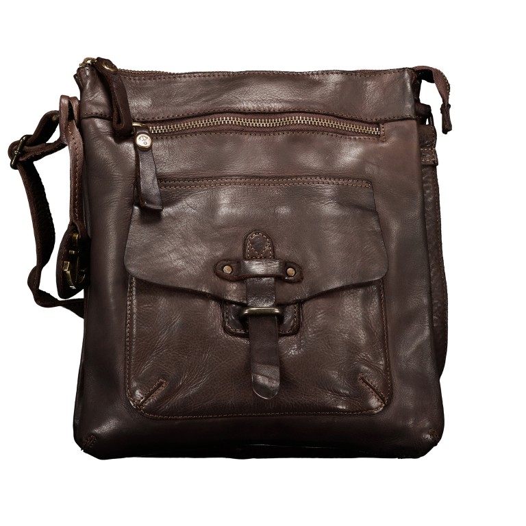 Umhängetasche Urban-Poets Casey UP-13117 Chocolate Brown, Farbe: braun, Marke: Harbour 2nd, EAN: 4046478089662, Abmessungen in cm: 26.5x28.5x2, Bild 1 von 6