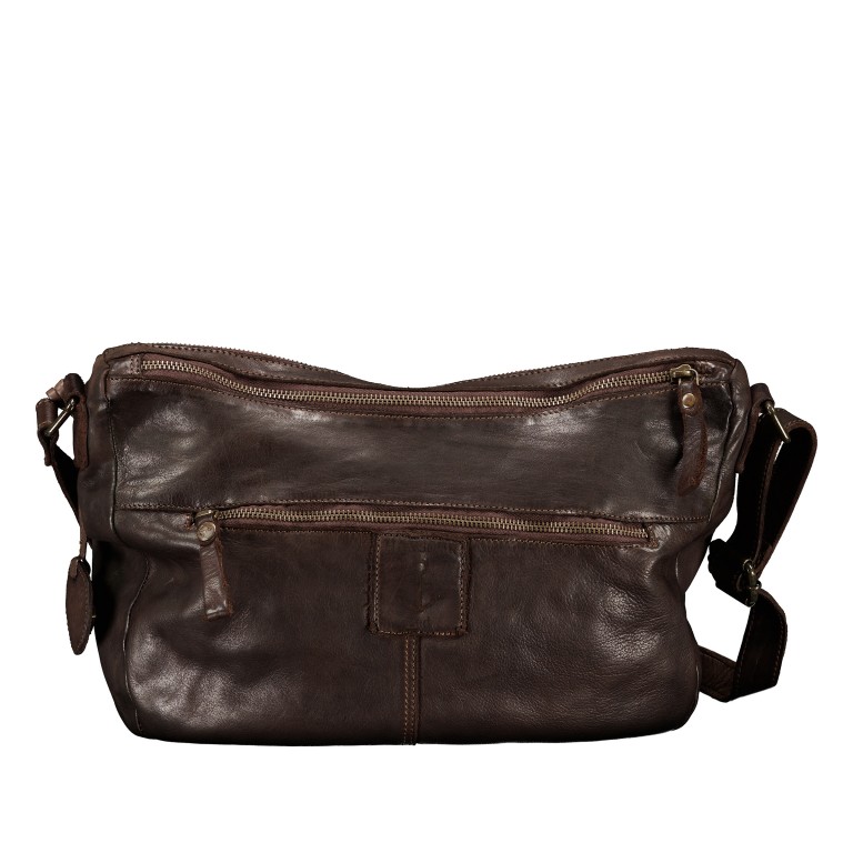 Beuteltasche Urban-Poets Emerson UP-13118 Chocolate Brown, Farbe: braun, Marke: Harbour 2nd, EAN: 4046478089679, Abmessungen in cm: 34x24x6.7, Bild 3 von 6